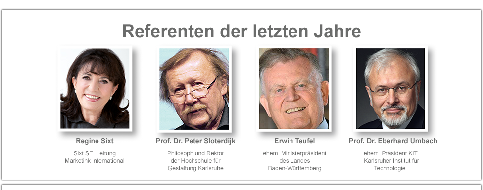 Referenten der letzten Jahre Referenten der letzten Jahre