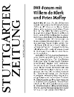 IWF-Forum mit Willem de Klerk und Peter Maffay IWF-Forum mit Willem de Klerk und Peter Maffay